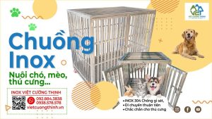 chuồng chó đẹp bằng gỗ